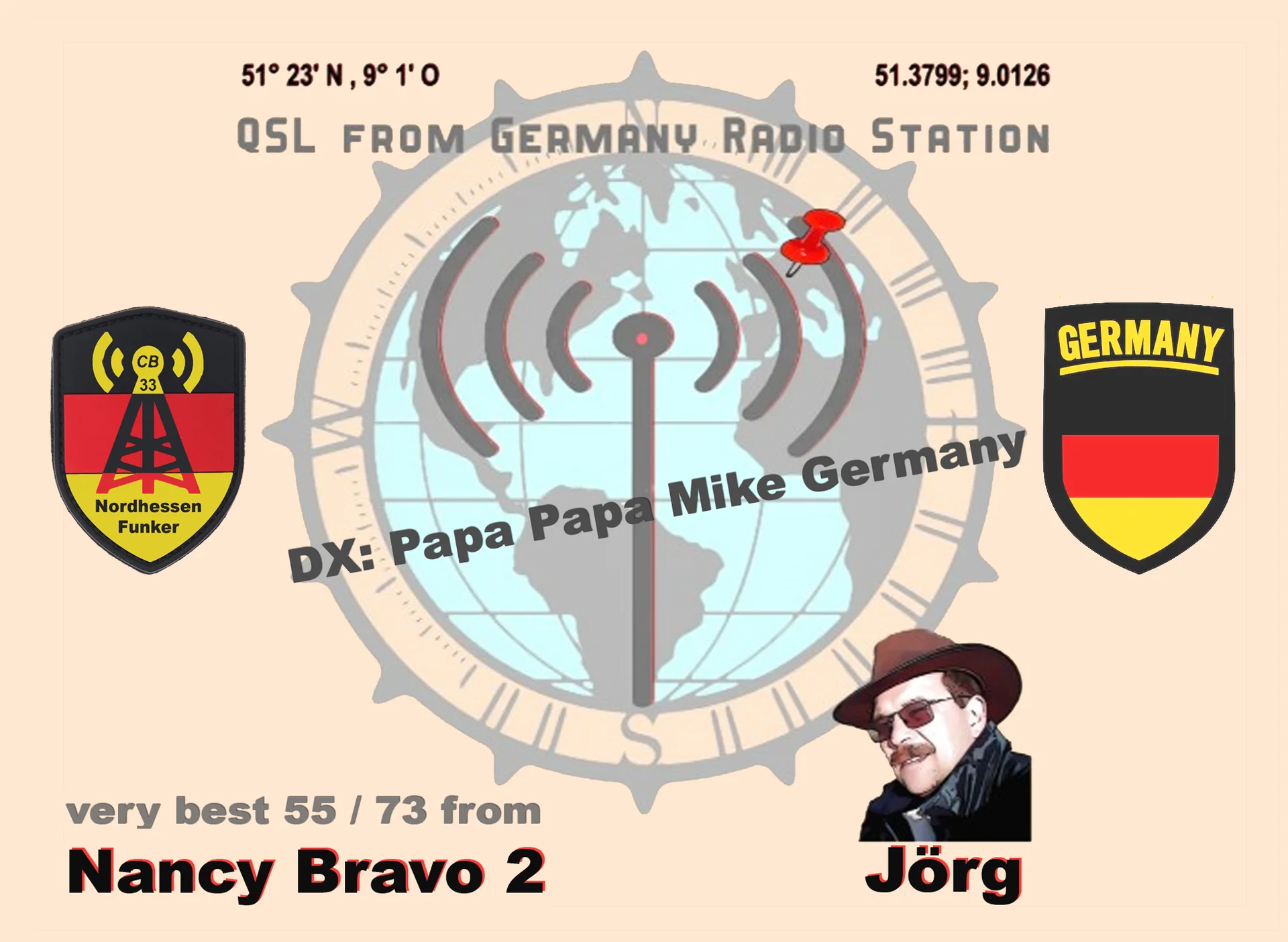 Meine QSL-Karte