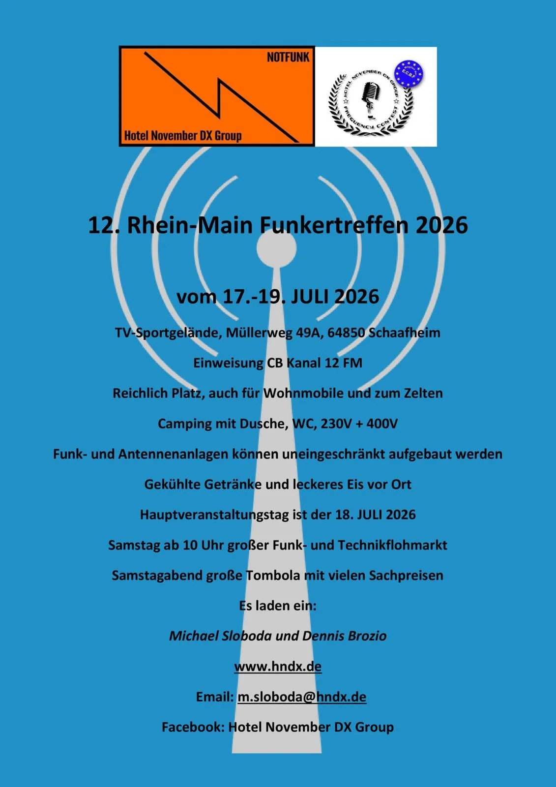 Save the Date - 17.-19. Juli 2026 Infos: www.hndx.de